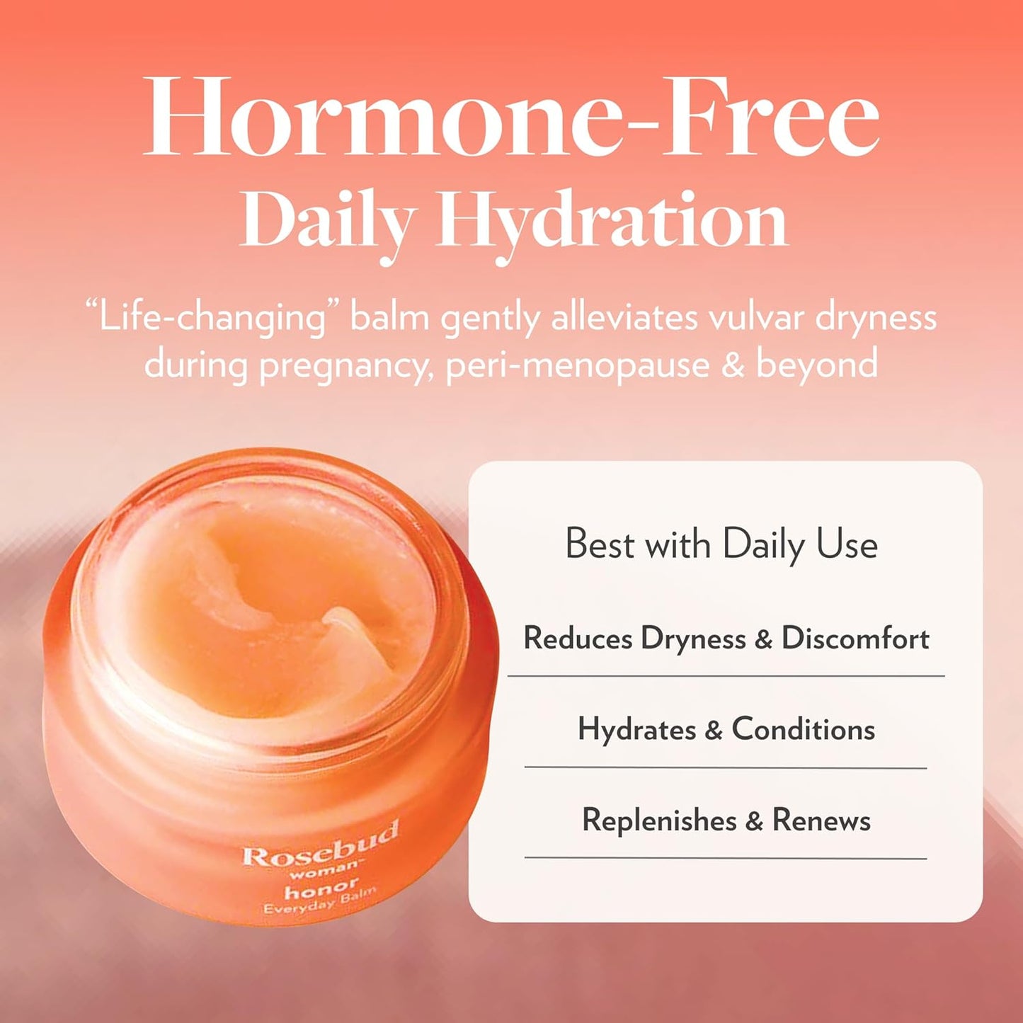 Rosebud Woman Honor – Daily Vaginal Moisturizing Balm (1 oz / 30 mL)