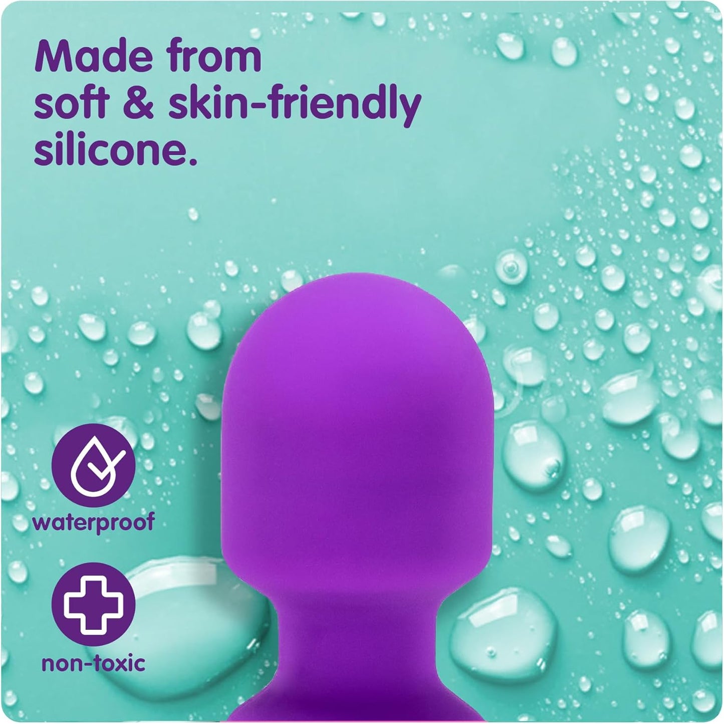 Oliver James Mini Wand Vibrator – 20 Patterns, 8 Speeds, USB Rechargeable & Travel-Friendly