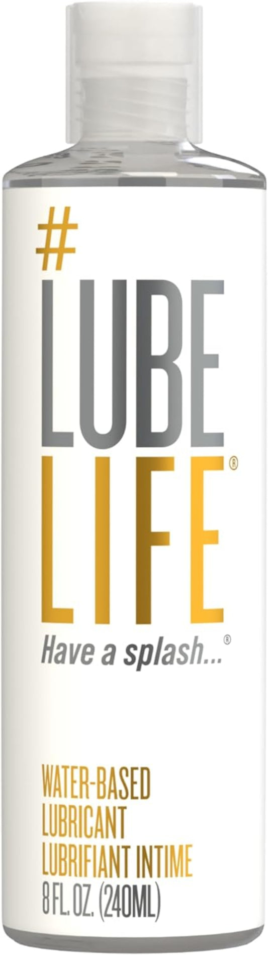 #LubeLife Water-Based Personal Lubricant – Long-Lasting, pH-Balanced & Toy-Safe (237 mL)
