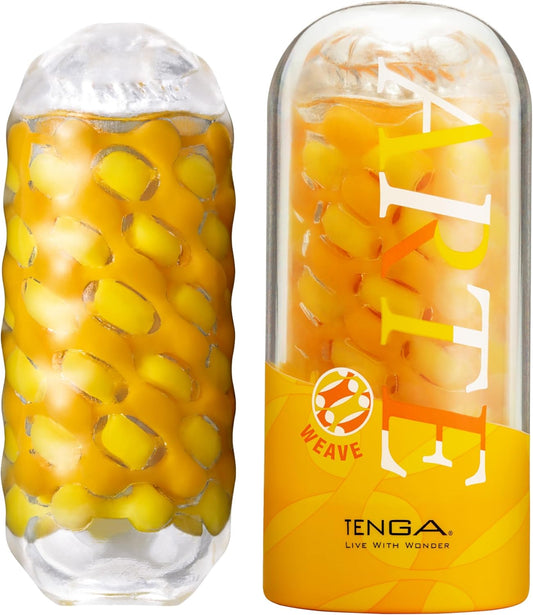 TENGA ARTE Weave – Compact Reusable Male Masturbator with Artistic Design