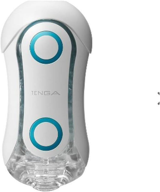 TENGA Flip Orb – Blue Rush | Reusable Flip-Open Male Masturbator with Firm Pressure Nodes
